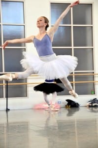 Larissa Ponomarenko, principal ballerina with the Boston Ballet, plays Princess Aurora in The Sleeping Beauty.  (Blast Magazine staff photo/Sarah Gordon)