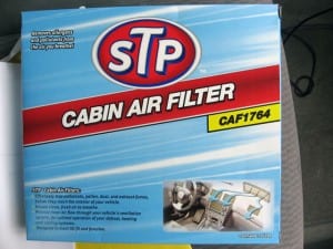 I paid $15.99 for an STP filter at AutoZone. You could also go to Home Depot and buy a home A/C filter and cut it to size.