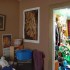 Tan's sewing room in his North End apartment is larger than the room that holds his bed, and far more colorful, too. (Blast staff photo/Adam J. Sell)
