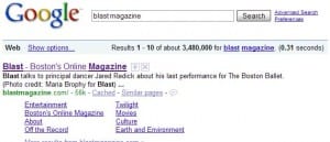 google-blast