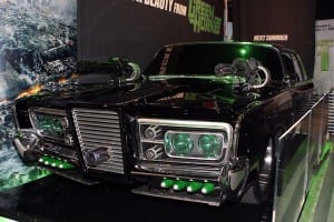 A first glimpse of the Green Hornet's Black Beauty car at 2009 Comic-Con International's Preview Night