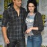 "Bella" and "Jacob" at the "New Moon" panel "Bella" and "Jacob" at the "New Moon" panel