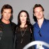 Josh Brolin, actress Megan Fox and actor Michael Fassbender attend the panel discussion of "Jonah Hex"