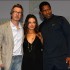 Gary Oldman, Mila Kunis and Denzel Washington speak during the panel discussion for Warner Brothers' "The Book of Eli"