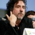 Tim Burton speaks during a panel discussion for "9"