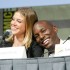 Adrianne Palicki and Tyrese Gibson speak during a panel discussion for Sony Pictures Entertainment: "Legion"