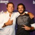 Adam Baldwin (left) and Zachary Levi at the Entertainment Weekly and Syfy invade Comic-Con party at Hotel Solamar on July 25