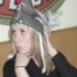 Don't let the hot blonde motif fool you -- she's a total geek Don't let the hot blonde motif fool you -- she's a total geek
