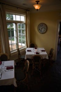 Interior view of the French Hound dining area