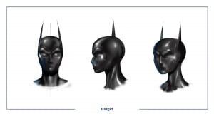 A Closer Look At The Concept For Batgirl's Head