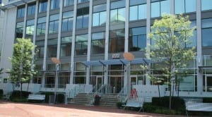 Outside the new FMC Boston office (Media credit/Courtesy of FMC)