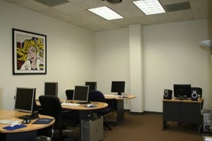A classroom at the new FMC Boston headquarters (Media credit/Courtesy of FMC)