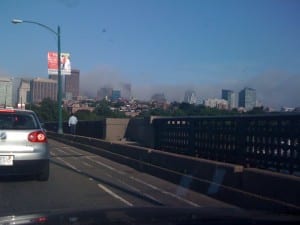 A photo taken by reader "Rachel" from MIT.