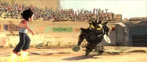 Astro Boy vs. Battlebot Samaurai