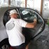 Make sure the window is clean of any dirt or dust before trying to tint. (Blast staff photo/John M. Guilfoil)