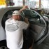 The mark of a pro is the lack of marks -- especially bubbles -- on your tinted windows. (Blast staff photo/John M. Guilfoil)