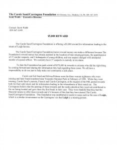 Reward press release.