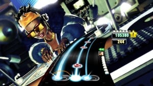 DJ Hero - DJ Mixtress using effects dial