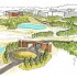 Preliminary sketch of Plymouth Rock Studios front gate, which may never exist