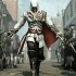 Knifing enemies in the throat, all in Ezio's job description.