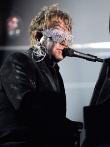 Elton John opening the Grammys
