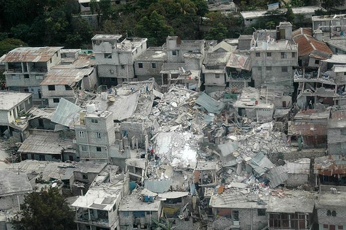 Port-au-Prince destroyed