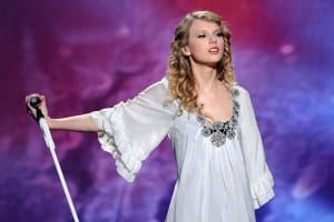 Taylor Swift during her performance
