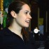 Bartender Scarlett Redmond was a good sport for Blast (Blast staff photo/Steve Osemwenkhae)