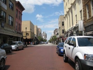 King St. is the main strip downtown, bursting with great shops and restaurants (Blast staff photo/Erica Marcus)