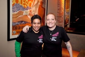 Katherine Patrick and Tiffani Faison (Media credit/Ryan Stranz for MichaelBlanchard.com)