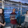 A gene that can cause congenital heart defects has been identified by a team of scientists, including a group from Princeton University. Authors on the paper included, from left, Rebecca Burdine, a Princeton molecular biology professor, and graduate students Jason McSheene and Kari Baker Lenhart. The team made the discovery by studying the embryos of zebrafish. Princeton University (Brian Wilson/Priceton University)
