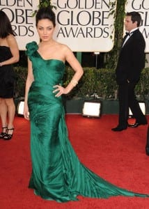 Mila Kunis arrives at the 68th Annual Golden Globe Awards held at The Beverly Hilton hotel on January 16 in Beverly Hills (WireImage)