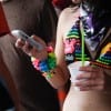 A fan wears a beaded bikini to the festival's New York stop (WireImage) A fan wears a beaded bikini to the festival's New York stop (WireImage)
