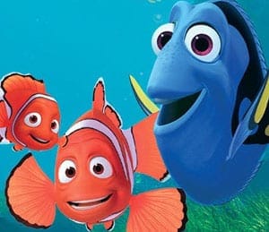 Finding Nemo on Finding Nemo        Monsters Inc     And    The Little Mermaid
