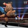 The Rock returns and delivers a Rock Bottom to Cena.