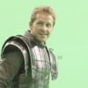 Josh Dallas as Prince Charming, filming in front of a green screen