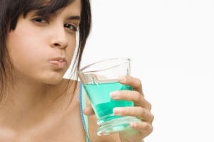 Many mainstream mouthwashes contain ingredients that you wouldn't want to swallow or rinse down the drain. Fortunately, there are many natural alternatives available now, including recipes for making your own. (Thinkstock) Many mainstream mouthwashes contain ingredients that you wouldn't want to swallow or rinse down the drain. Fortunately, there are many natural alternatives available now, including recipes for making your own. (Thinkstock)