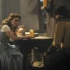 At the village tavern, Dreamy (Lee Arenberg) is advised by Belle (Emile De Ravin) on the pain inherent in wonder of love.