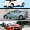 Increased environmental awareness, high gas prices and a continually slumping economy have combined to make fuel efficient cars are all the rage today. Pictured from top to bottom: the Electric Mitsubishi Miev, Toyota's Plug-in Hybrid Prius; General Motors' gas sipping Chevy Sonic.