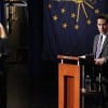 Leslie (Amy Poehler) takes on poll-leading Bobby Newport (Paul Rudd) head-to-head in a debate.