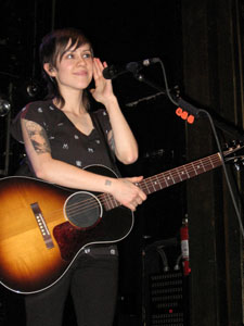 Tegan and Sara at a recent concert in New York
