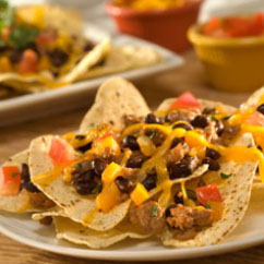 Turkey and Black Bean Super Nachos