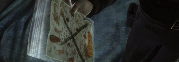 Undoubtedly one of the coolest parts of the Condemned series is the forensic science aspects.