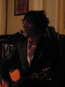 Jesse Malin preceded Juliana Hatfield at Housing Works Bookstore and Cafe in SoHo