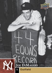 Upper Deck is releasing several new, rare Joe DiMaggio cards in 2009