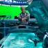 James Cameron, the director of Avatar, on the set