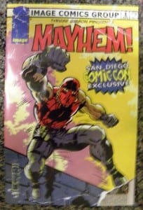 Comic-Con exclusive "Mayhem" tribute to Jack Kirby