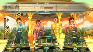 One of Matheson's challenges was capturing the essense of The Beatles without crafting creepy, hyper-realistic computer people.