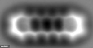 Image produced of a single pentacene molecule.