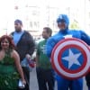 New England Comic Con taking place at the same venue created the alarming security complication of having masked cosplayers and toy weapons just rooms away away from the President. It also added a strangely-appropriate touch of the surreal. Captain America at a political rally makes weird sense, and Batman nemesis Poison Ivy is sometimes portrayed as an eco-terrorist.